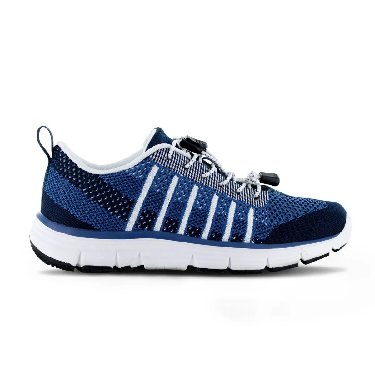 Apex A7100w Breeze Knit Lace Up Women's Active Shoe In Navy/blue