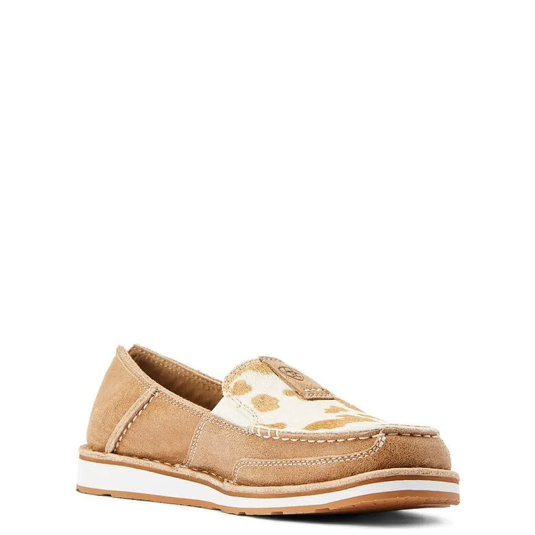 Ariat Women's Cruiser- Tan/White Cowhide