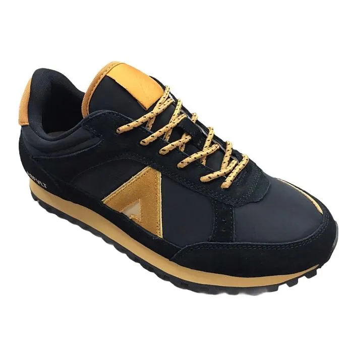 ASFVLT scarpa sneakers da uomo Chase CHA008 nero-caffè