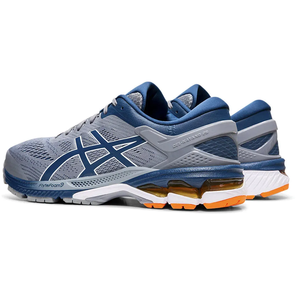 Asics Gel Kayano 26 Grey Mens Running Shoes