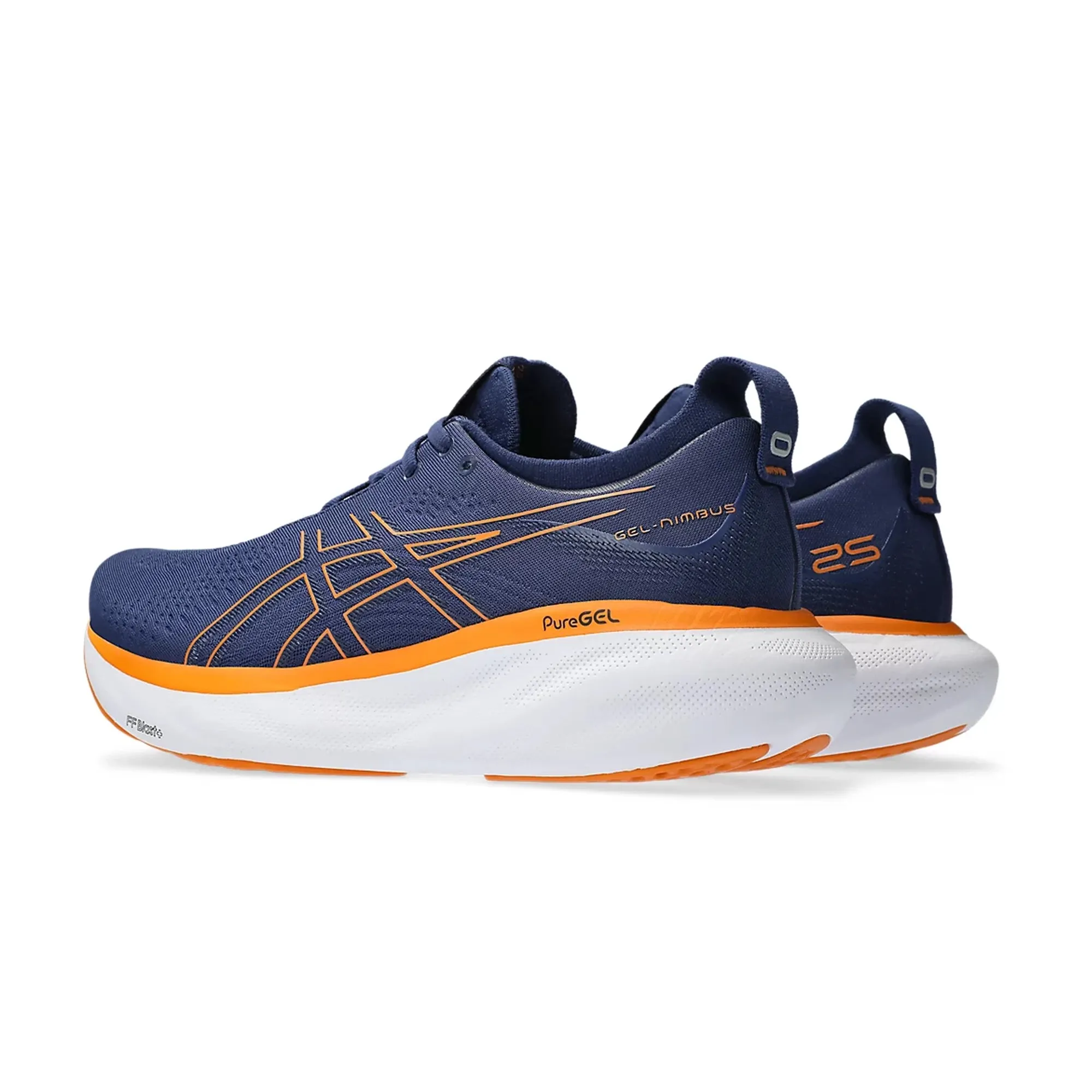 ASICS GEL-NIMBUS 25 DEEP OCEAN/BRIGHT ORANGE - 1011B547.403