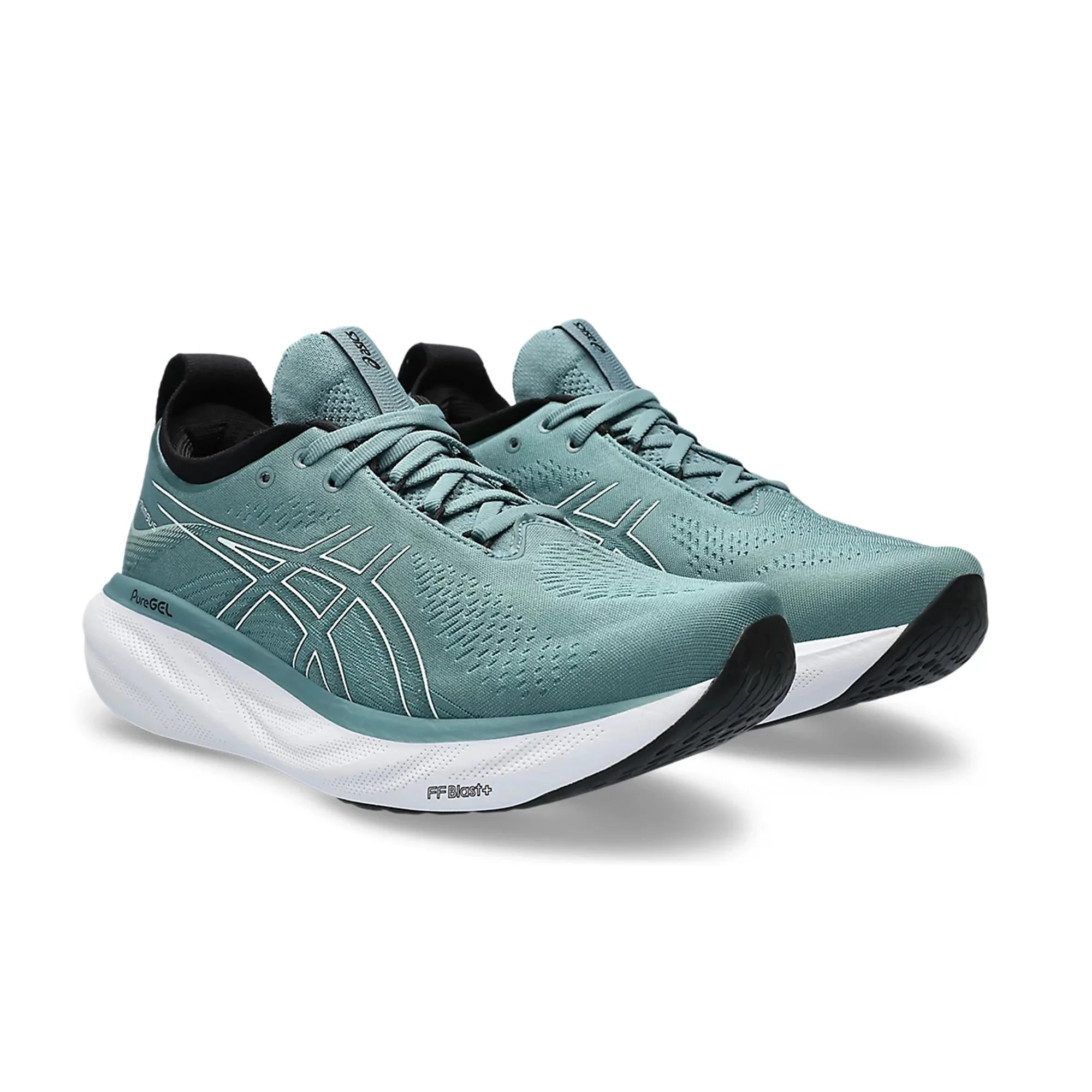 ASICS GEL-NIMBUS 25 FOGGY TEAL/PURE AQUA - 1011B547.402