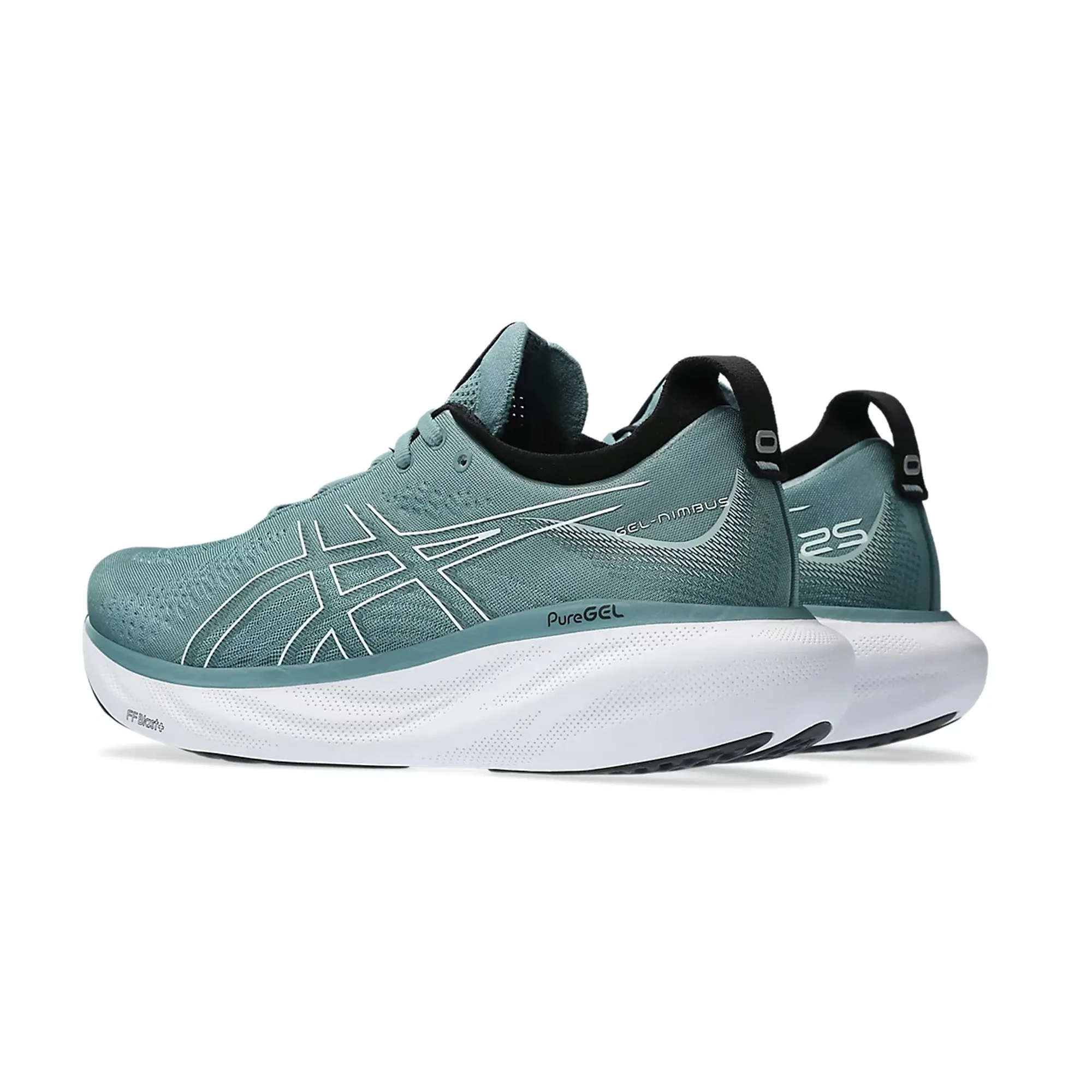 ASICS GEL-NIMBUS 25 FOGGY TEAL/PURE AQUA - 1011B547.402