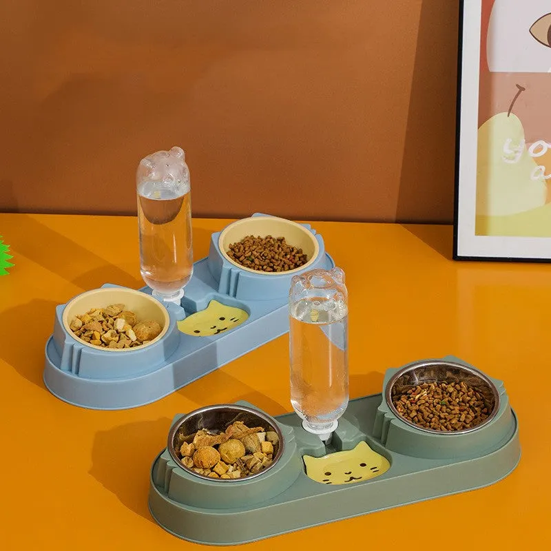 Automatic Drinking Water Anti-spill Food Bowl Pet | Brodtica.com