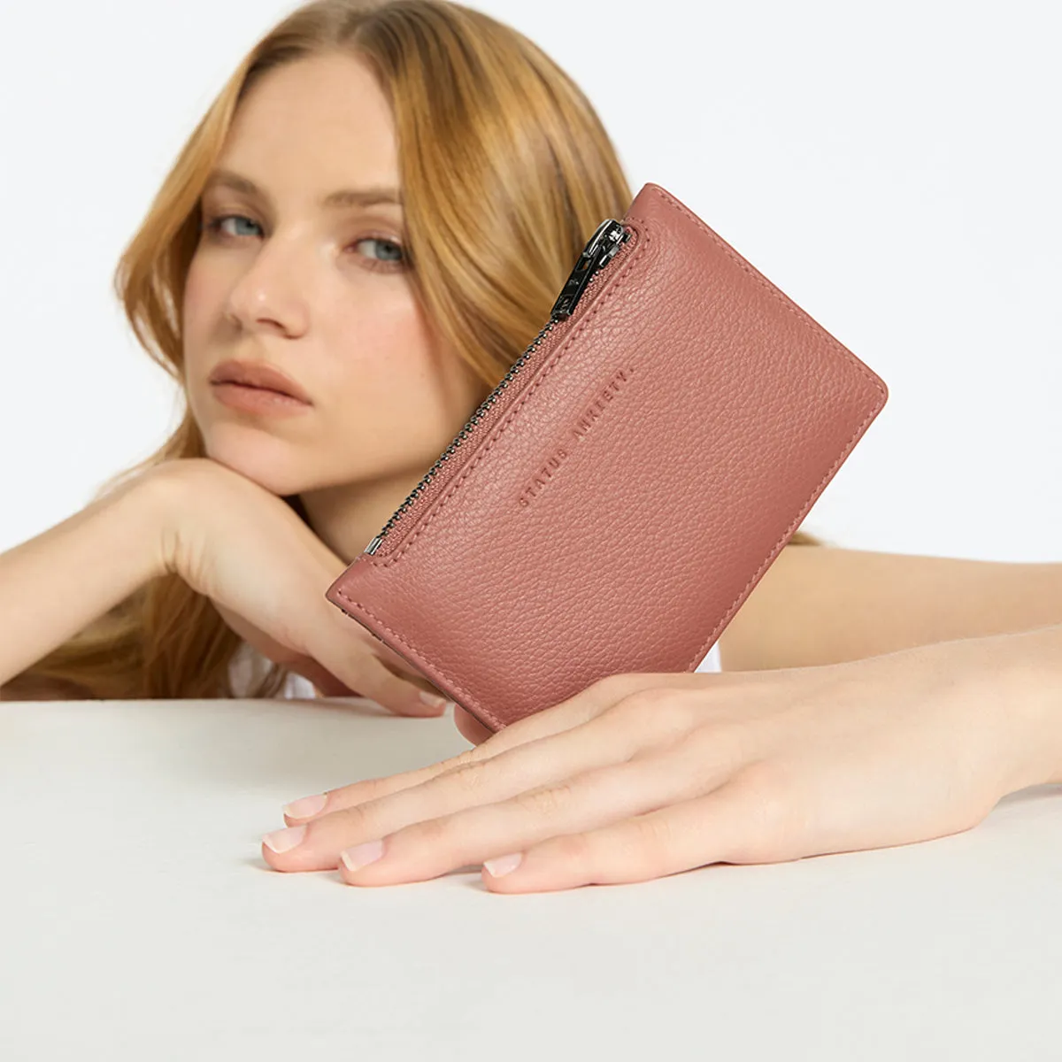 Avoiding Things Wallet - Dusty Rose