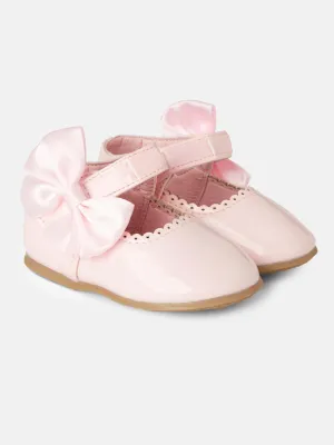 Baby Girl Bianca Bow Shoes - Pink