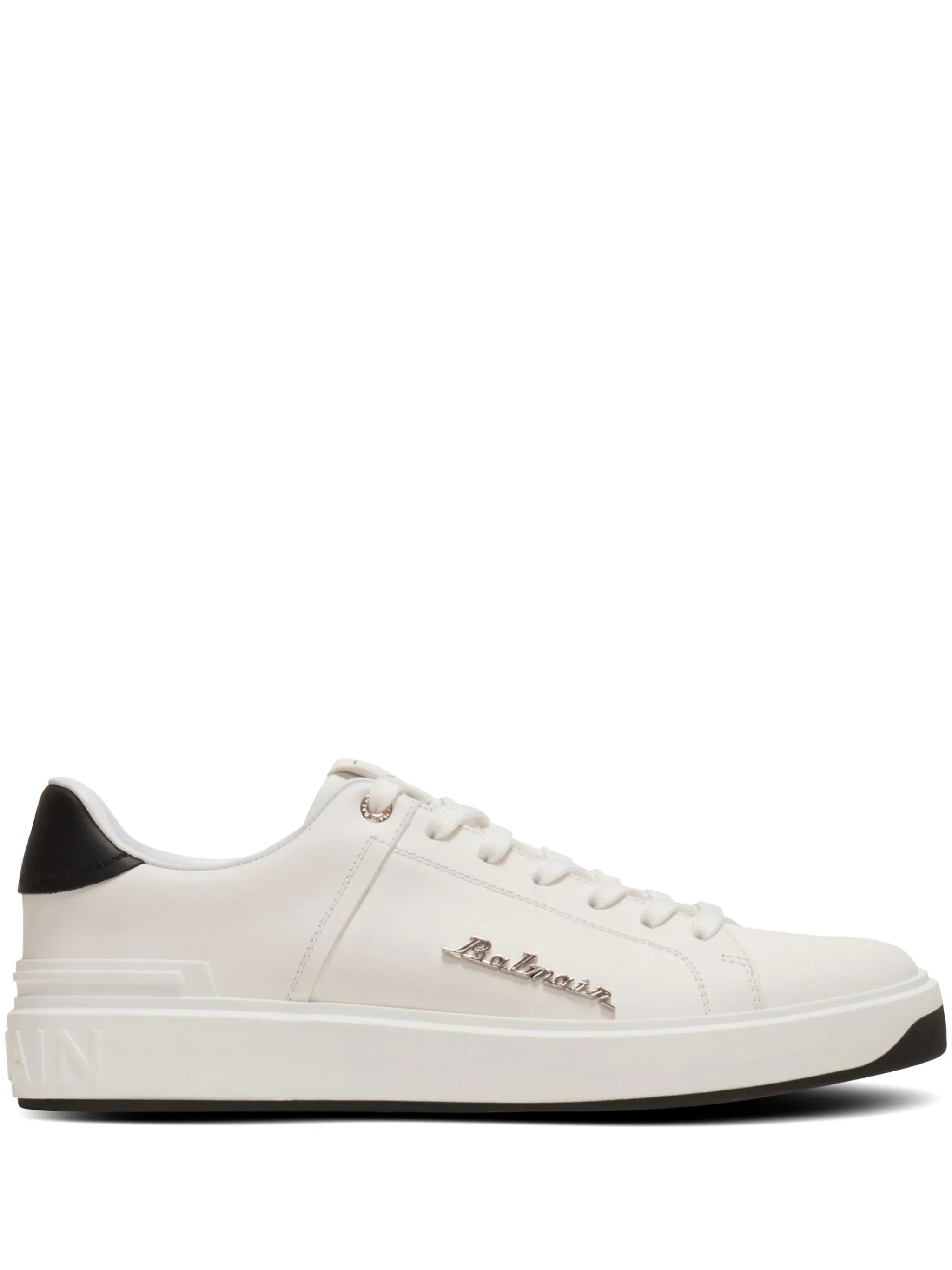 Bcourt Calfskin And Logo Sneakers