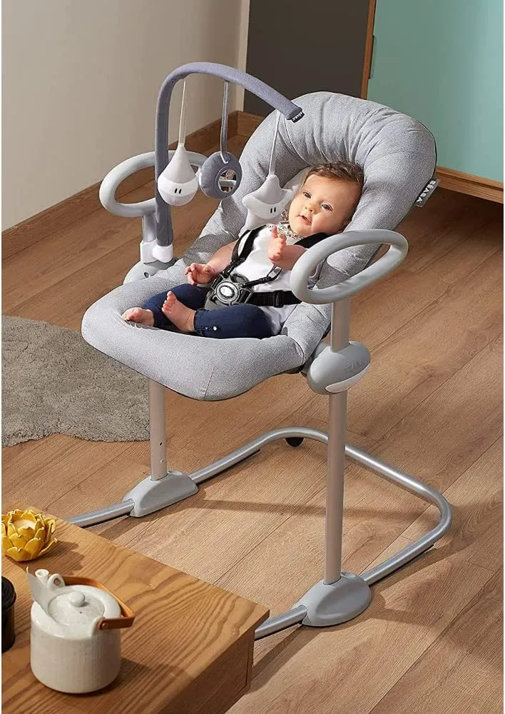 Beaba Up & Down Bouncer - Heather Grey