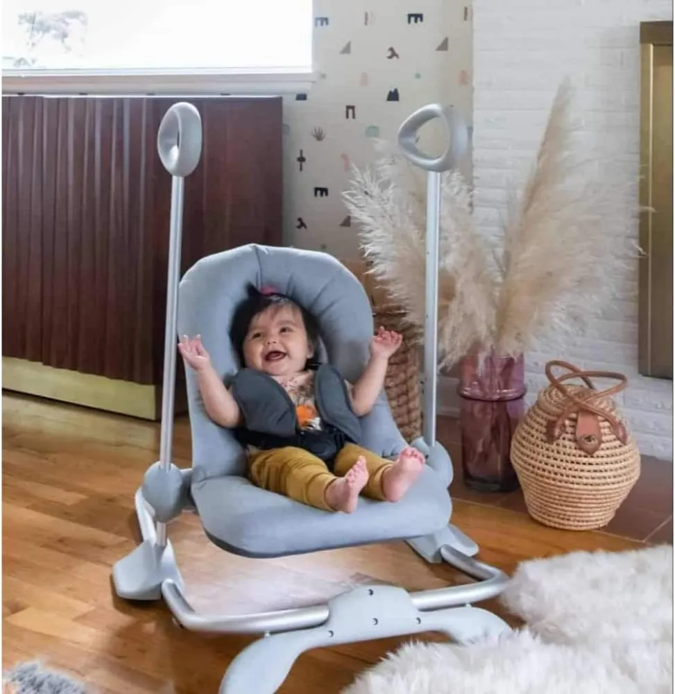 Beaba Up & Down Bouncer - Heather Grey