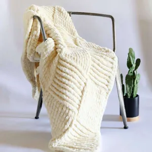 Bernat Giant Basketweave Crochet Throw