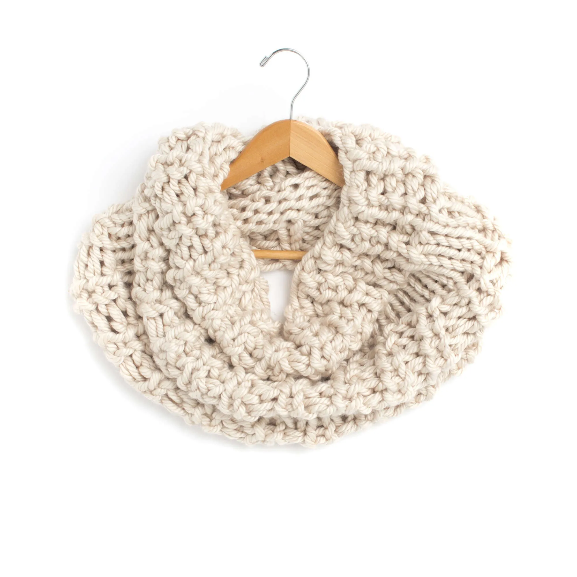 Bernat Knit Shaker Rib Great Cowl