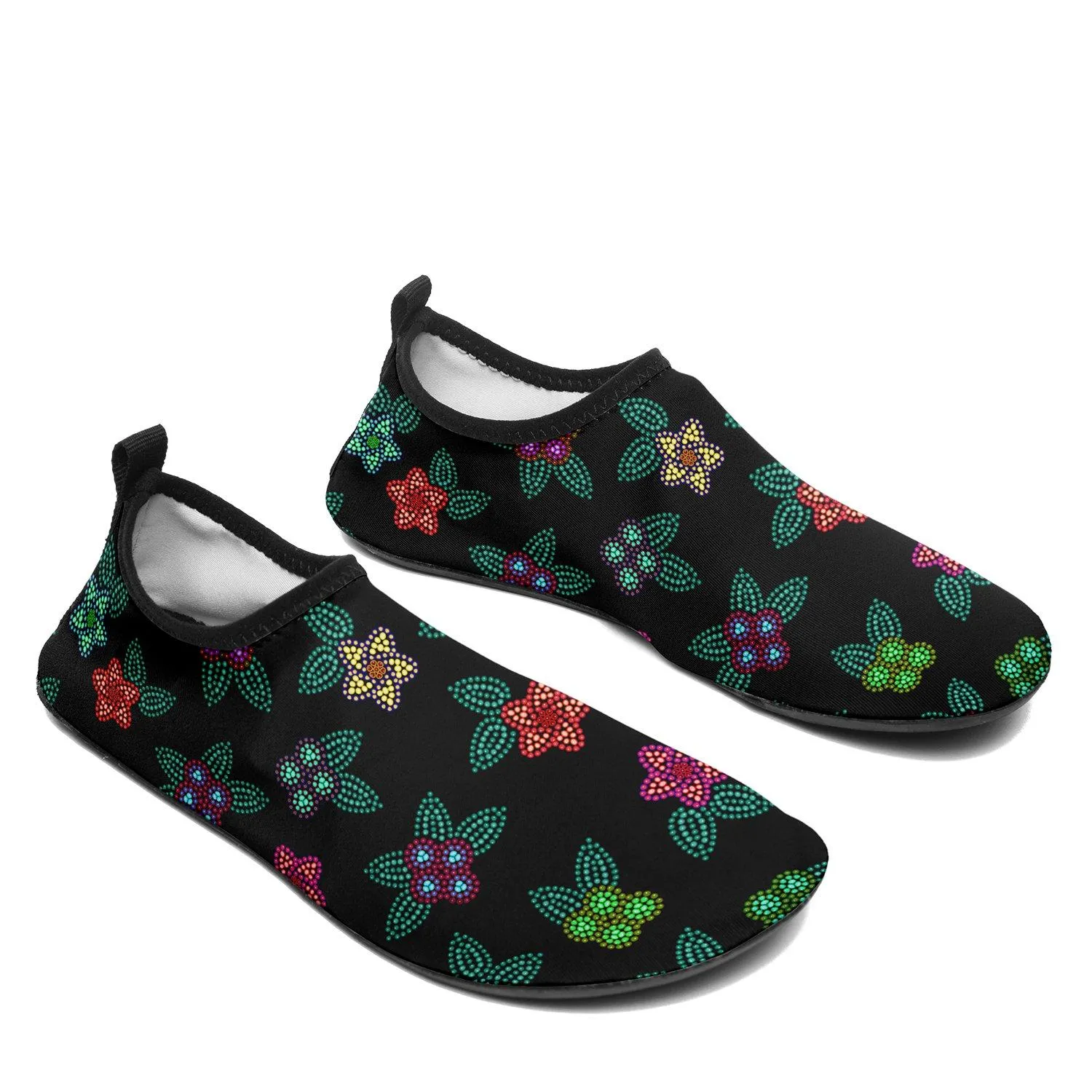 Berry Flowers Black Sockamoccs