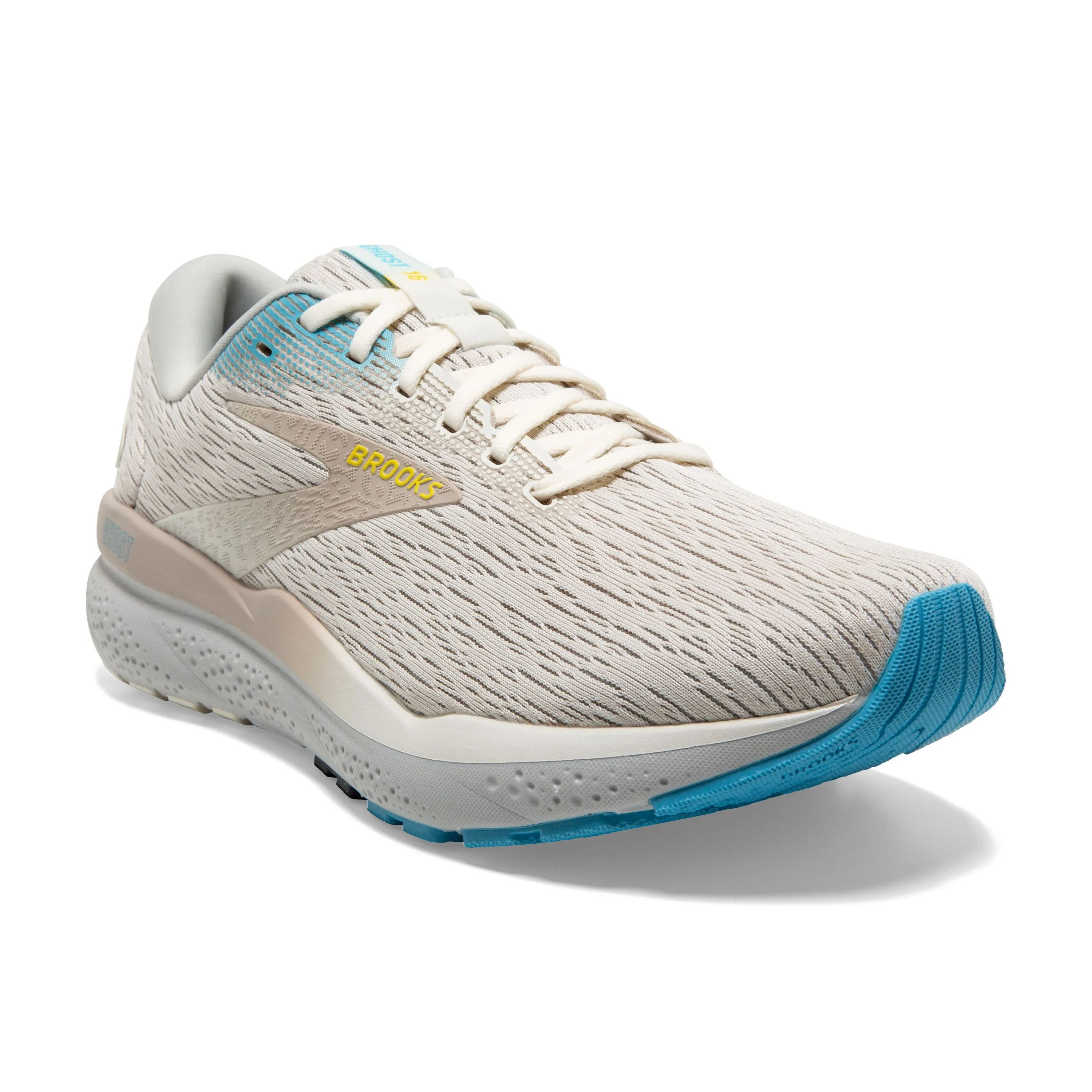 Brooks | Ghost 16 | Men's | Coconut/Blue/Yellow