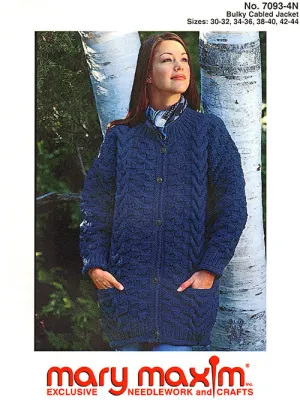 Bulky Cabled Jacket Pattern