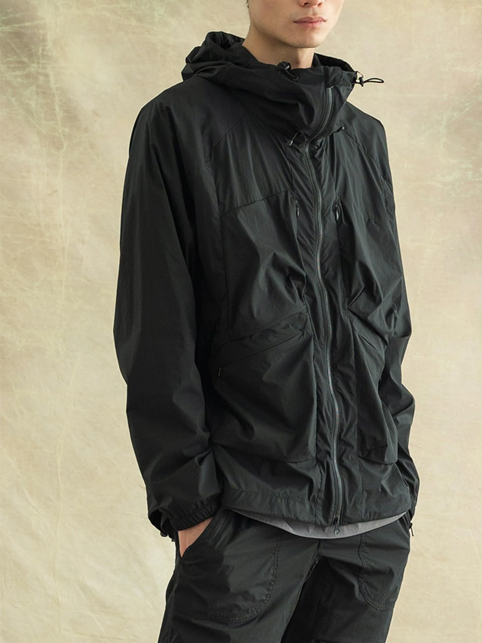 Bulky Pocket Jacket - Black