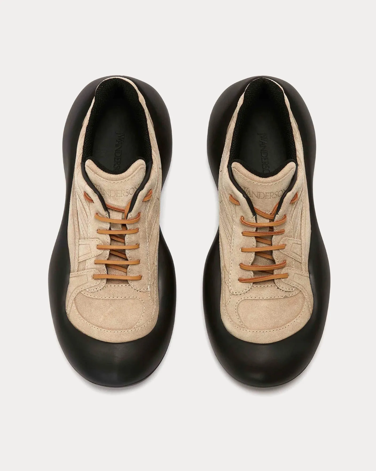 Bumper-Hike Suede Beige Low Top Sneakers