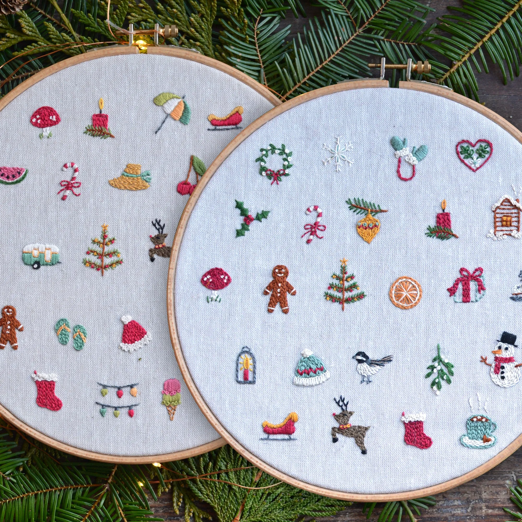 BUNDLE Christmas Embroidery Patterns