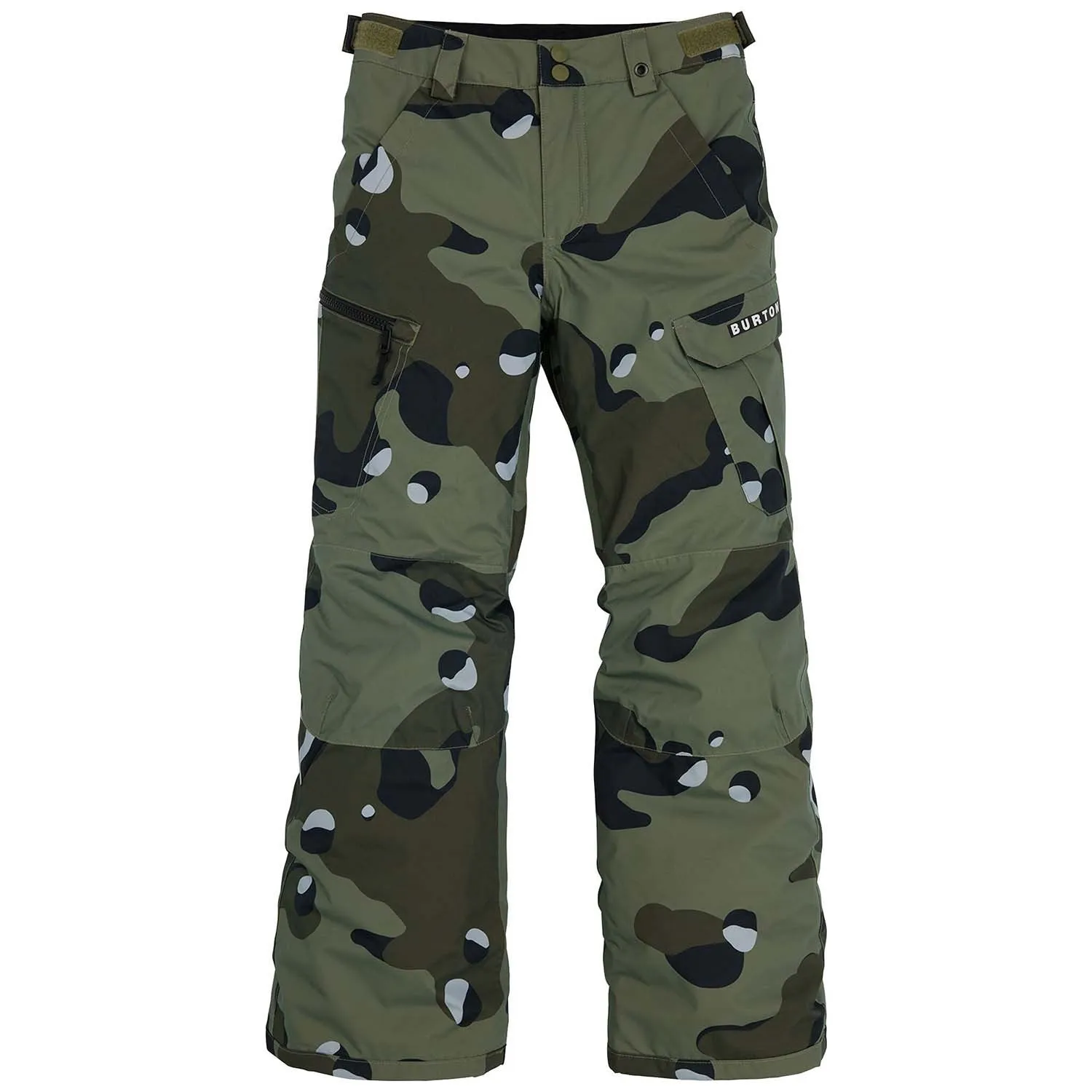 Burton Exile Cargo Pants in Forest Moss Cookie Camo