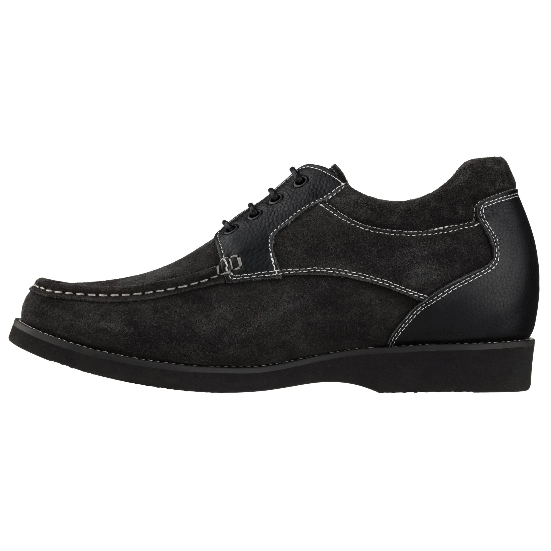 CALTO - YH9537 - 3.0 Inches (Black) - Casual Leather Shoes