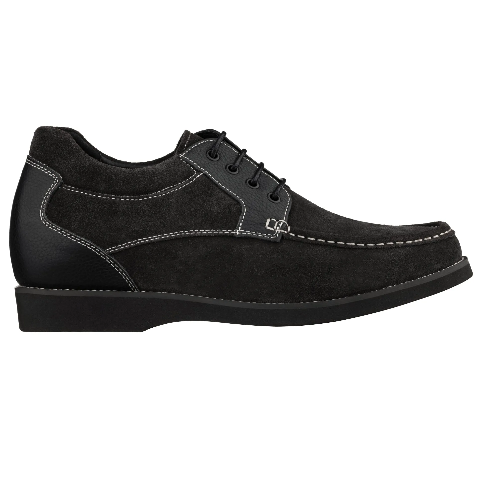 CALTO - YH9537 - 3.0 Inches (Black) - Casual Leather Shoes