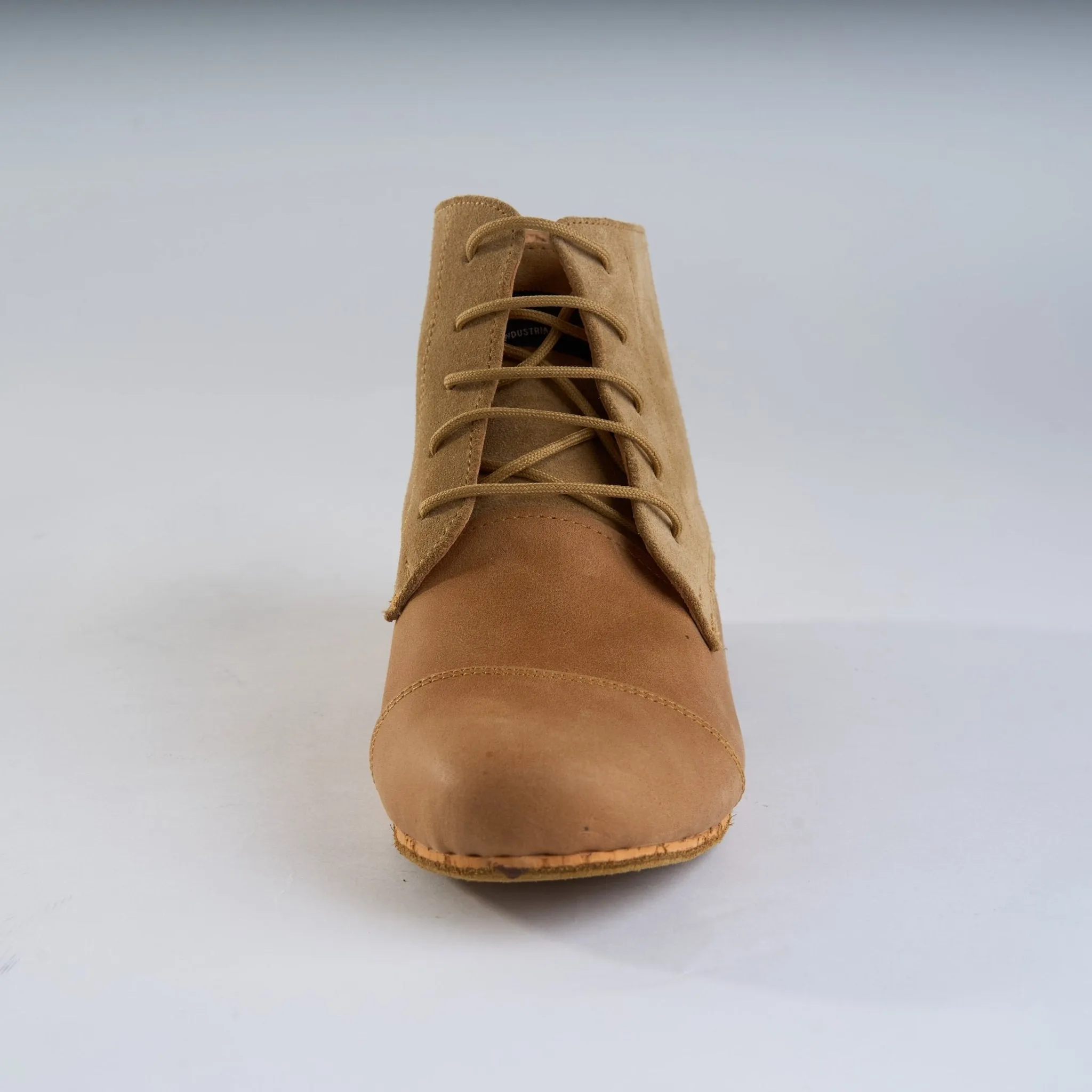 Camel Suede and Caramel Leather - Handmade Tango Trainers - Tita C 9301