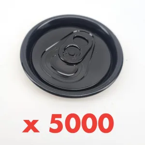 Can Fresh - B64 Aluminium Lid Only  Black- (5000/carton)