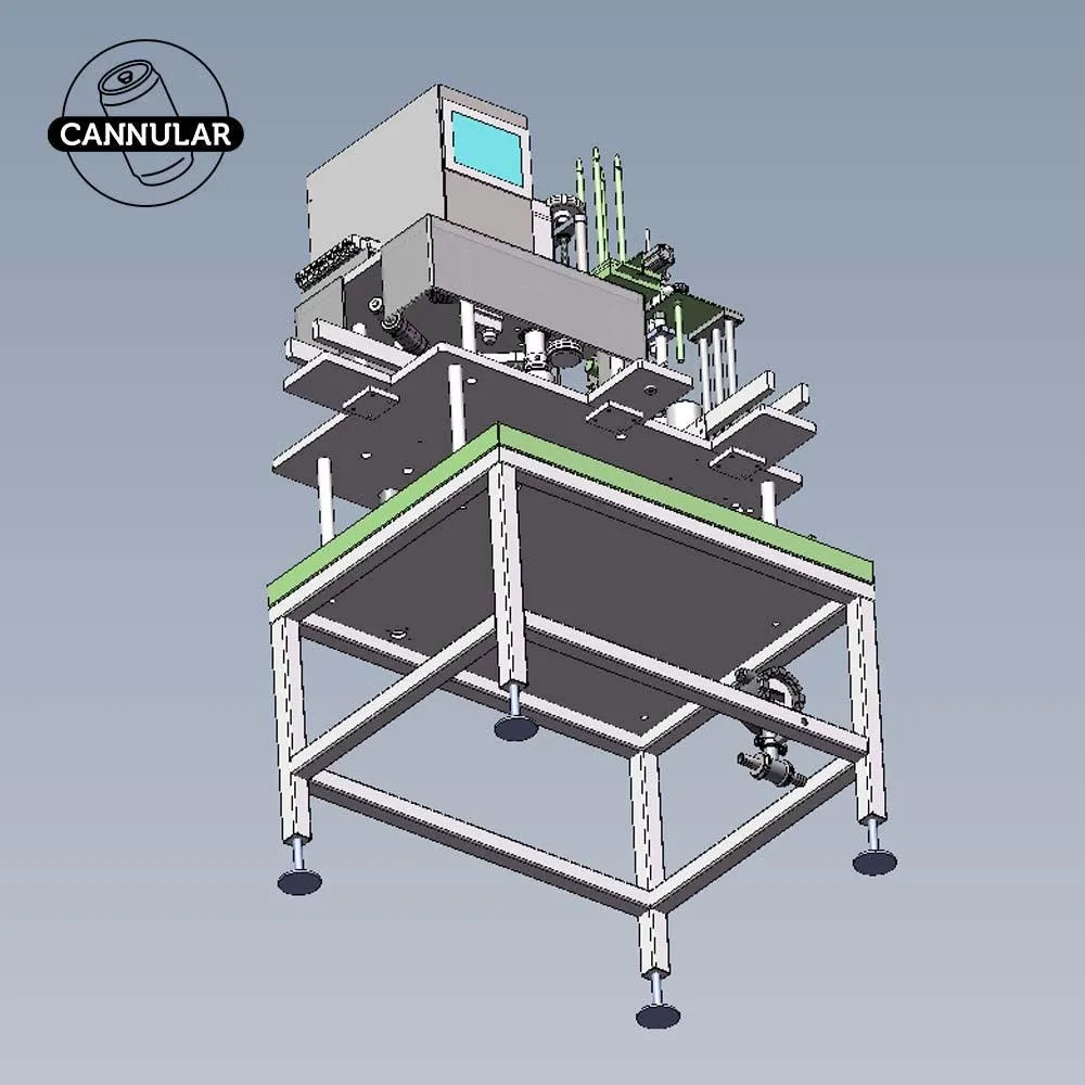 Cannular Fully Automatic Canning Machine - Single Lane