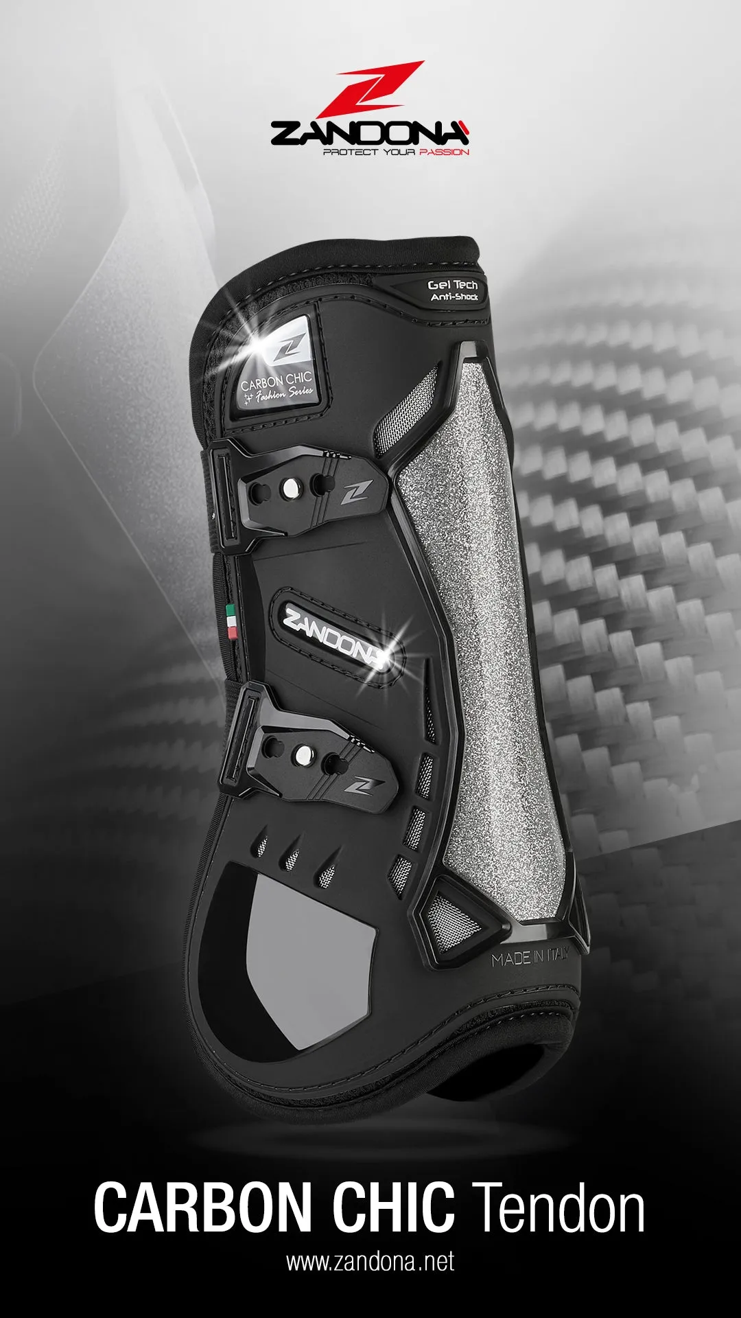 Carbon Chic Tendon Boots