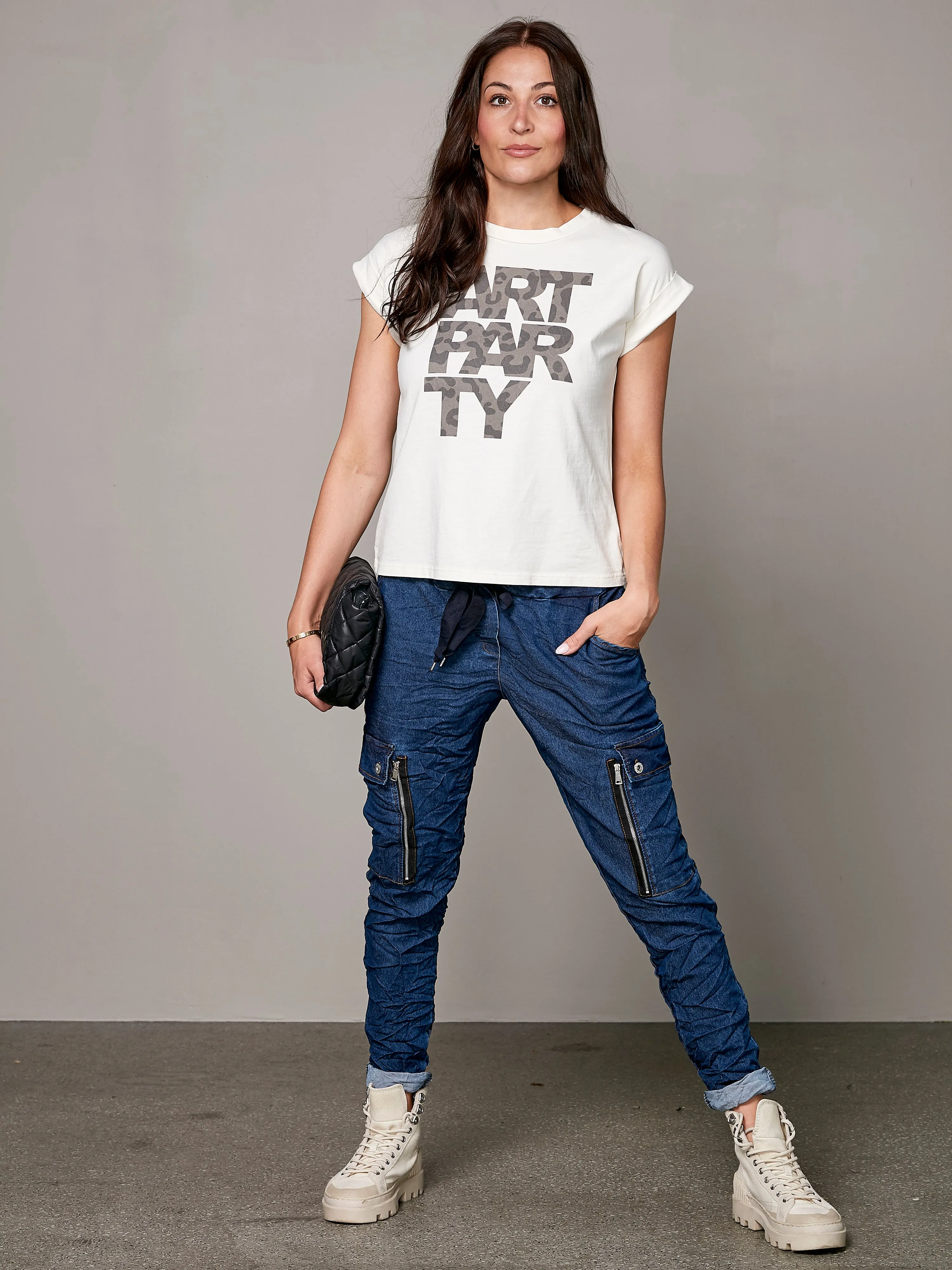 CARMEN VIVI trousers - Denim