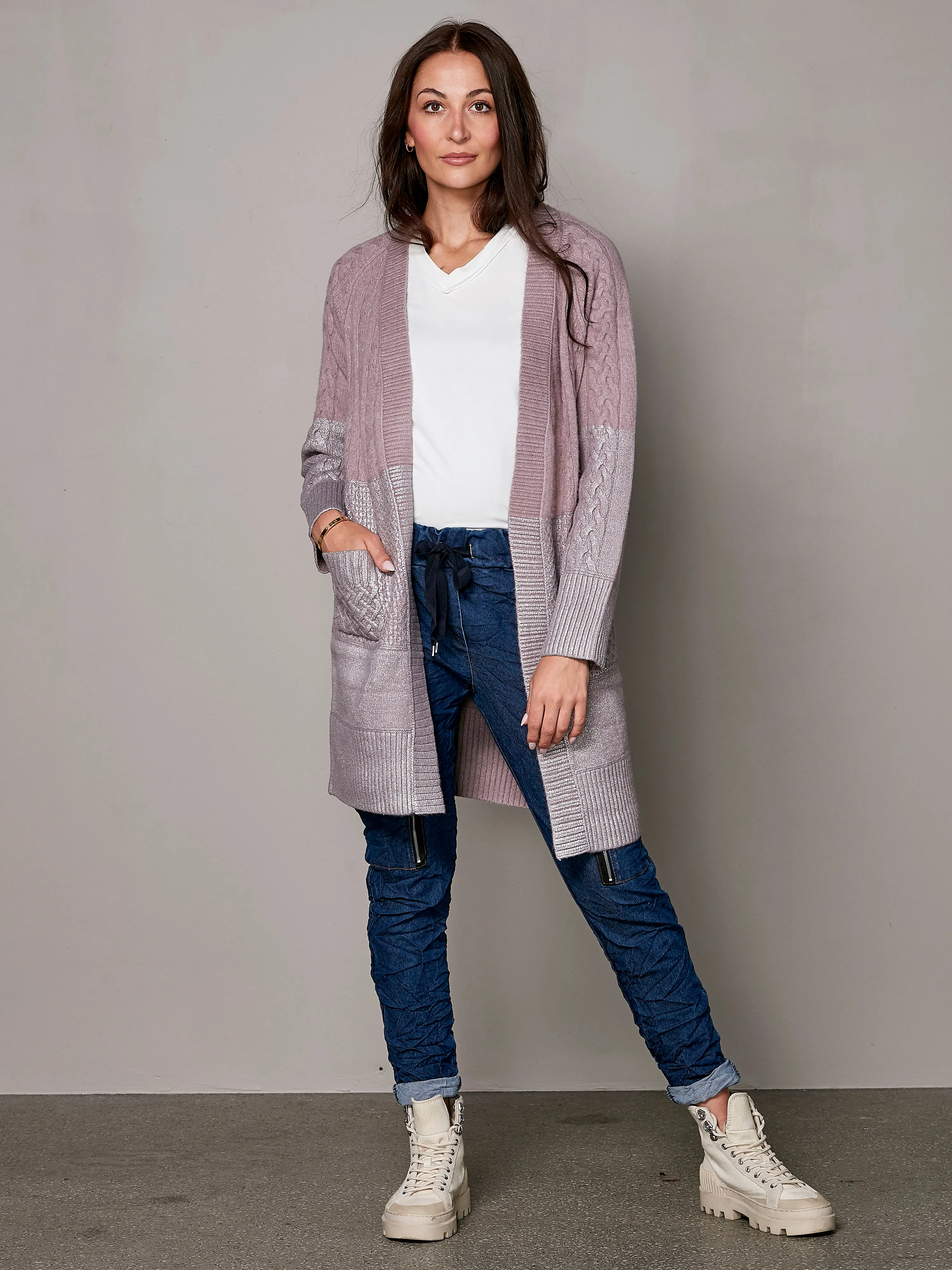 CARMEN VIVI trousers - Denim