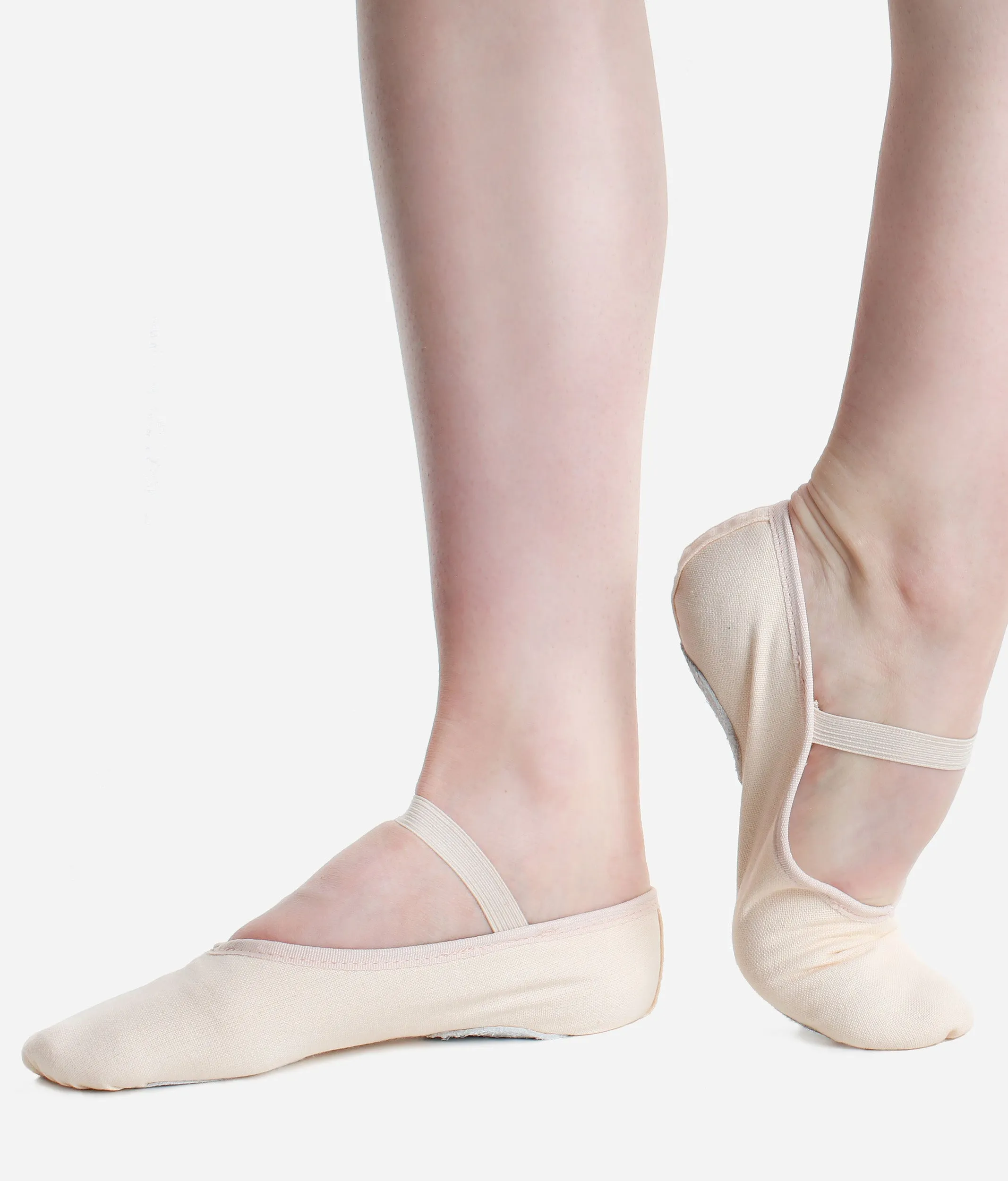 Child's Economy Split Sole Canvas Ballet Shoe - BAE23