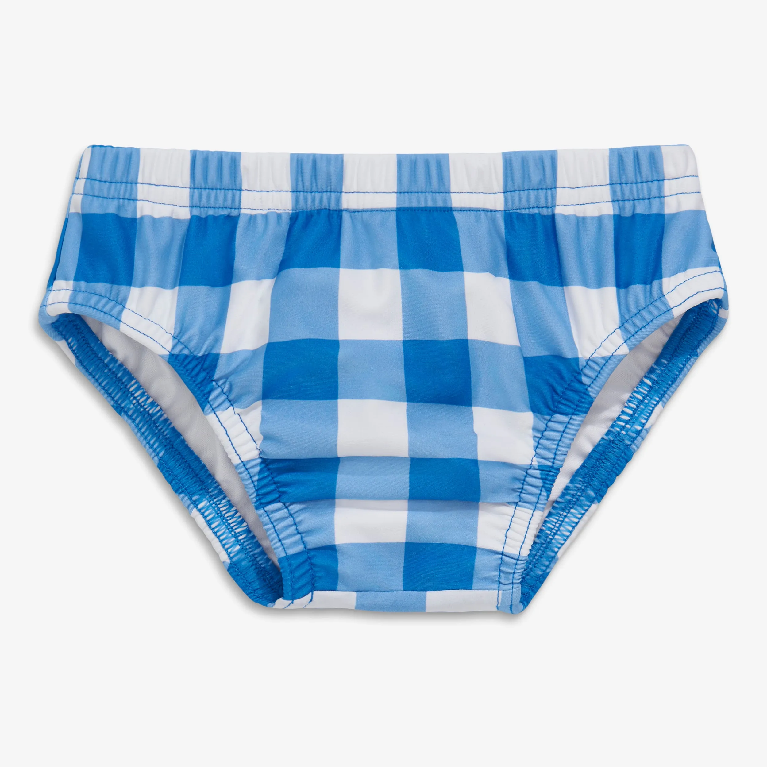 Clearance swim diaper in gingham