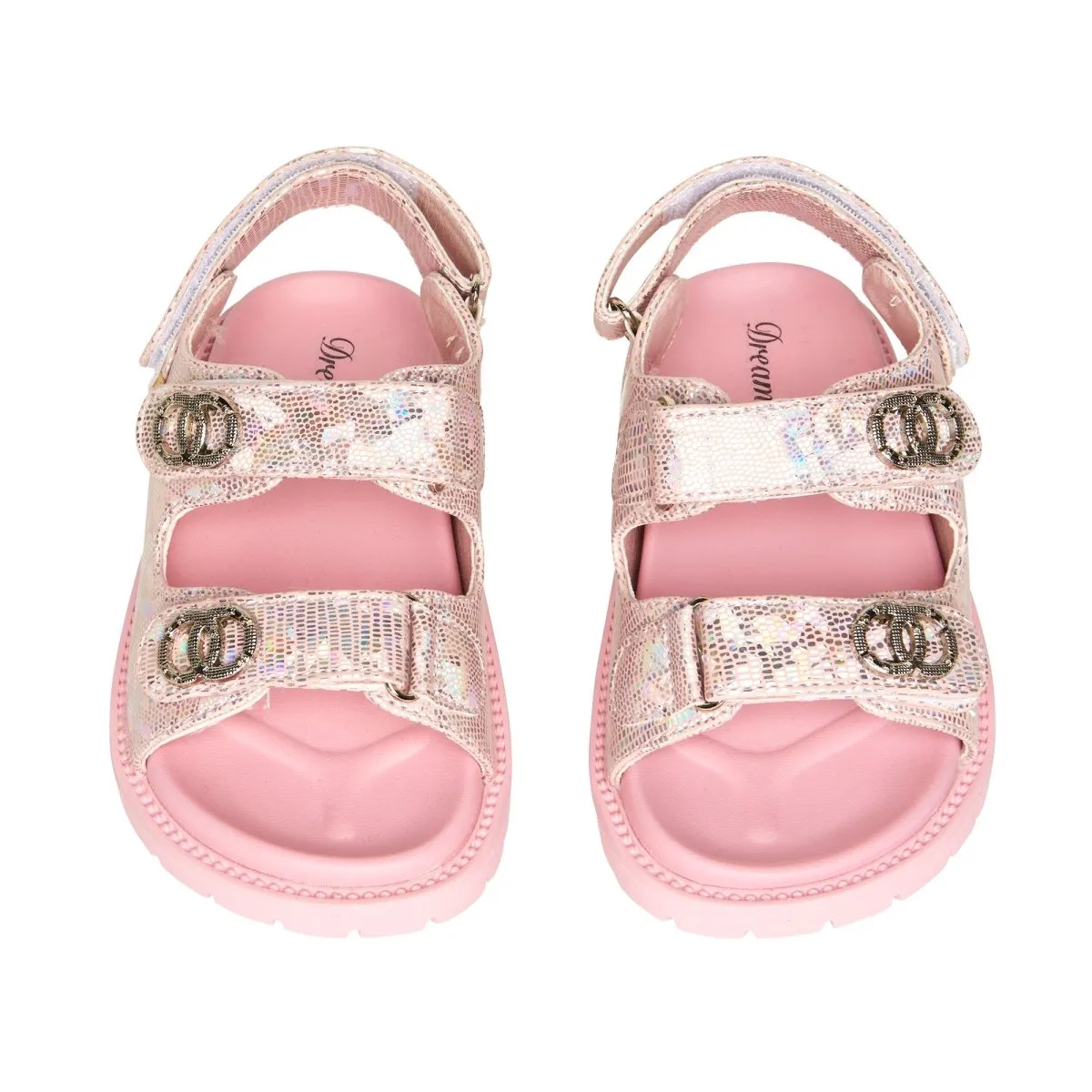 COCO HOLOGRAPHIC DAD SANDALS