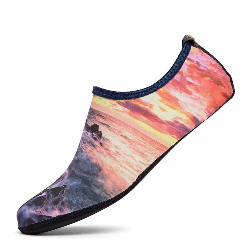 Colorful Printed Thin Water Upstream Shoe