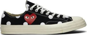 Converse Comme des Garçons x Chuck Taylor All Star 70 Low Polka Dot sneakers, black