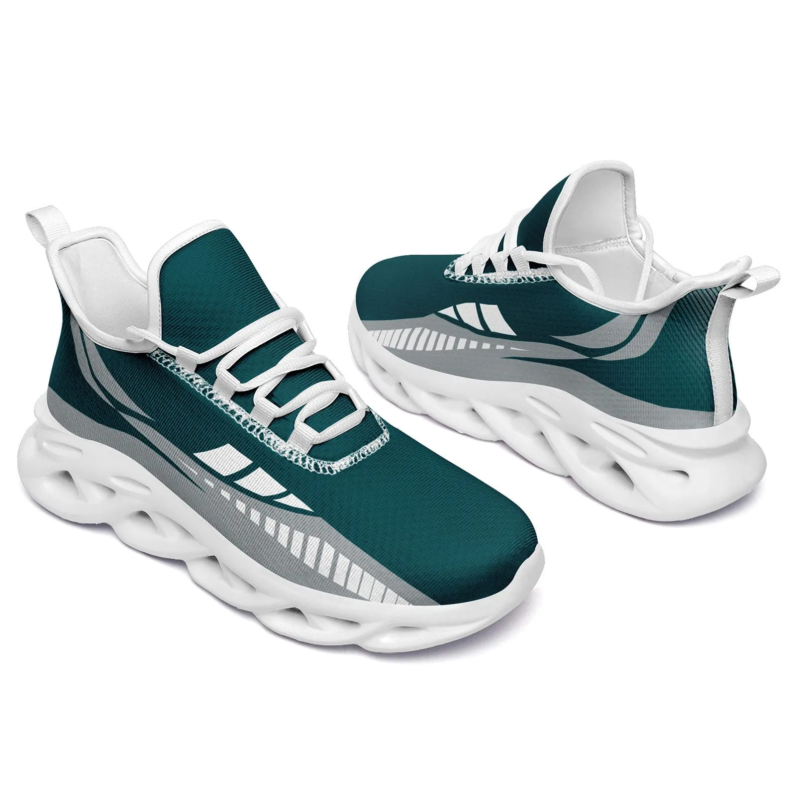 Custom Green Gray Philadelphia Maxsoul Shoes Personalized Sneaker FN003-D020325-23