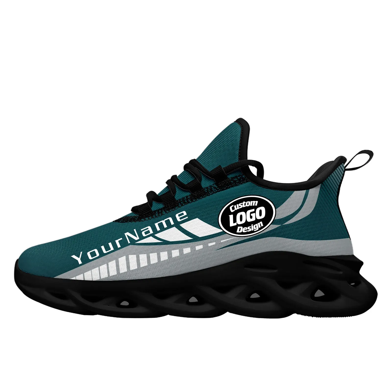 Custom Green Gray Philadelphia Maxsoul Shoes Personalized Sneaker FN003-D020325-23