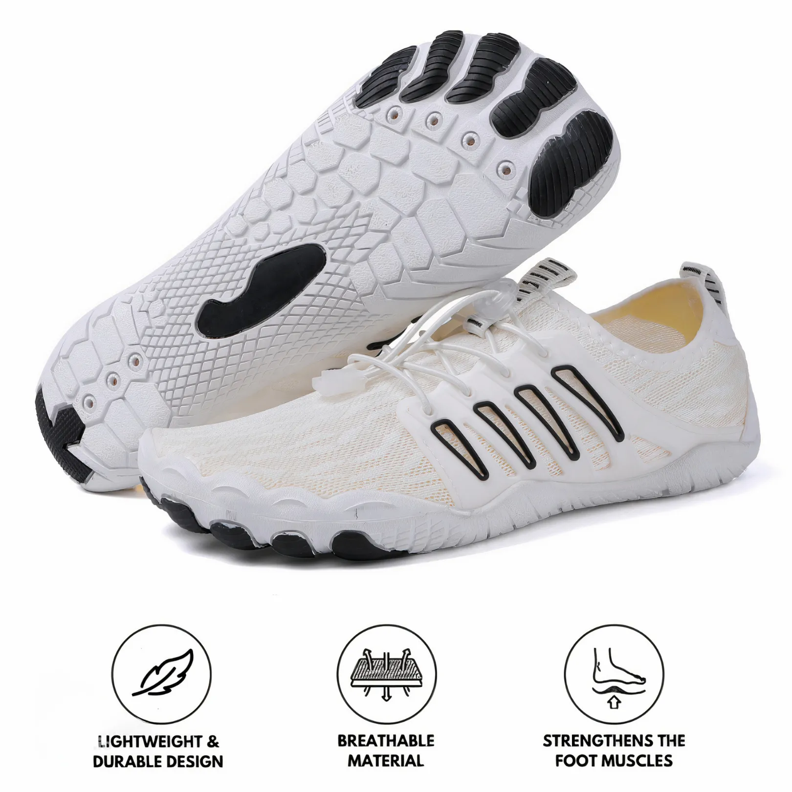 Cuzcare Ortho Barefoot Shoes Men | Nature Comfort Non-slip Lightweight Shoes