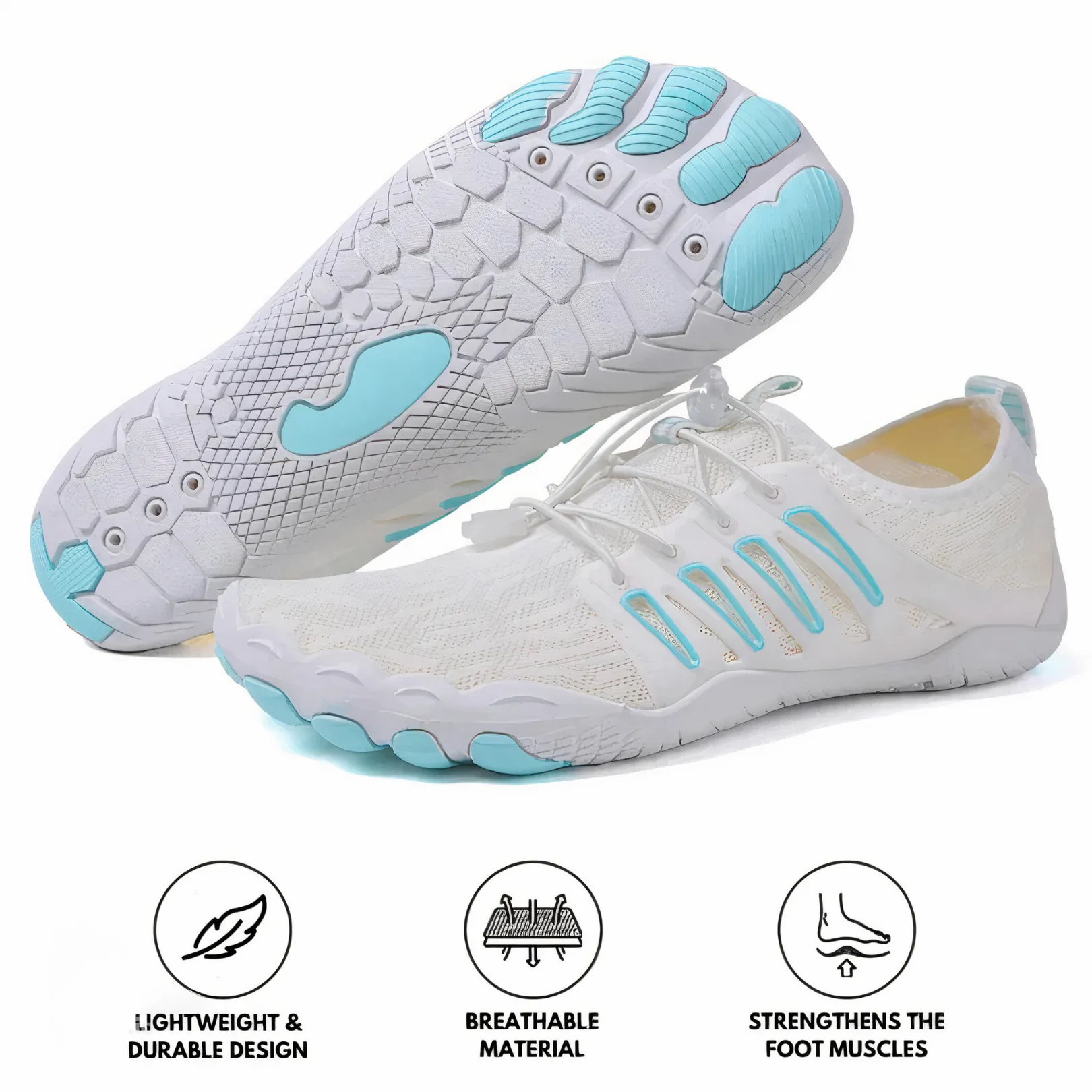 Cuzcare Ortho Barefoot Shoes Men | Nature Comfort Non-slip Lightweight Shoes