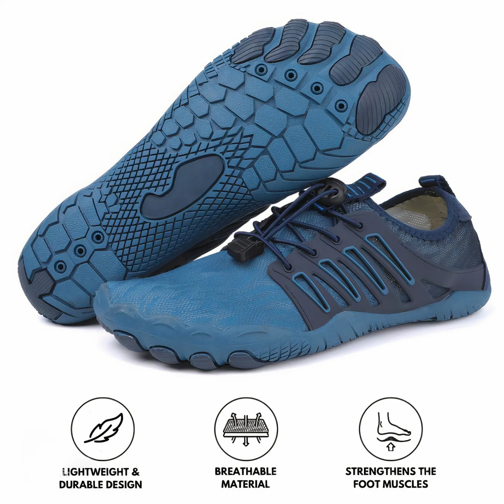 Cuzcare Ortho Barefoot Shoes Men | Nature Comfort Non-slip Lightweight Shoes