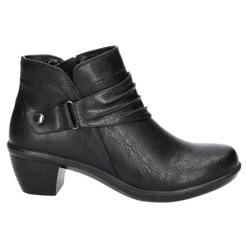 Damita Zippered Round Toe Booties