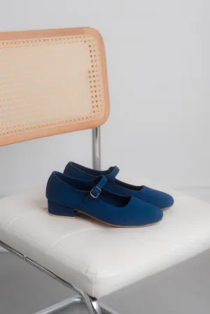 Deep Indigo | Heeled Mary Jane