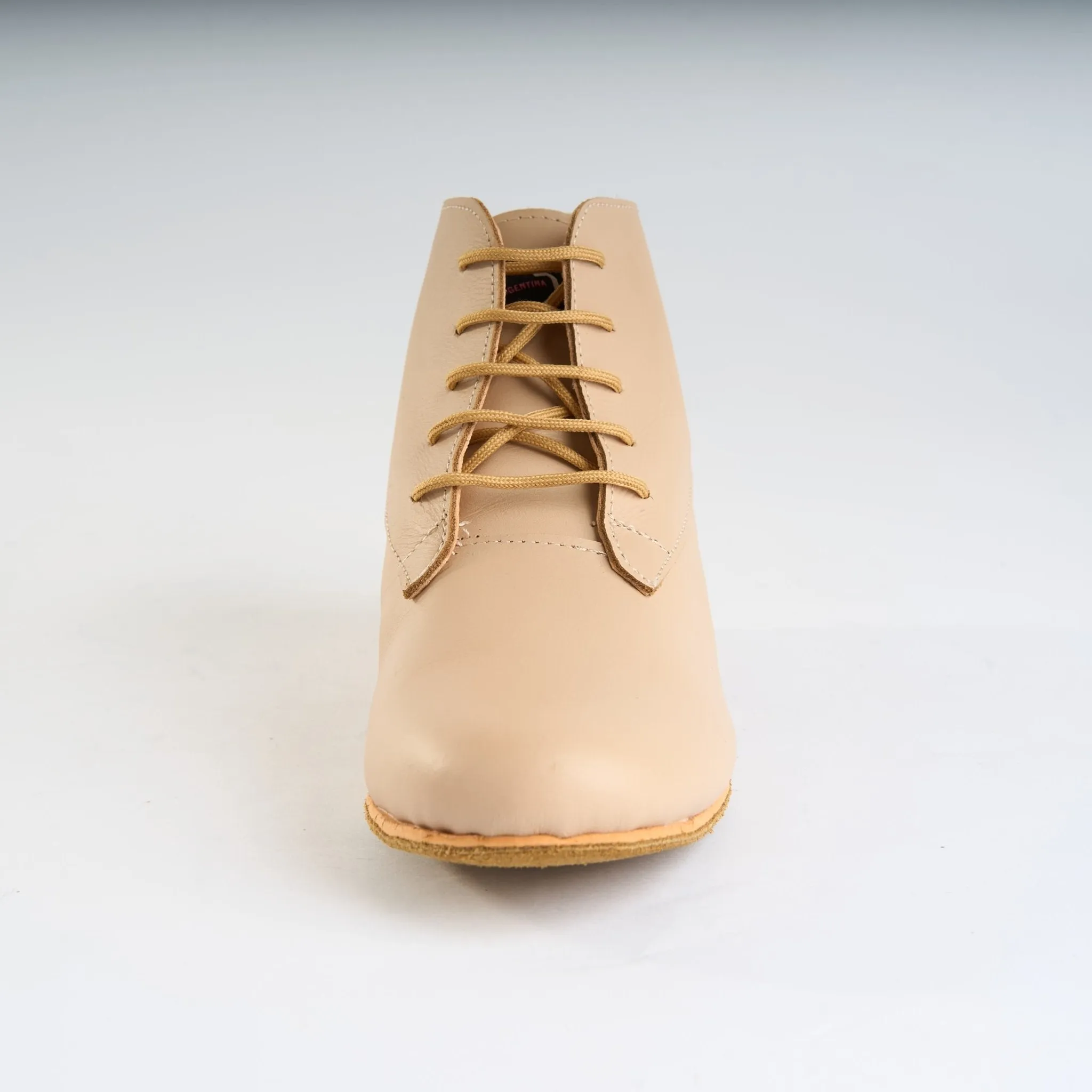 Desert Peach Genuine Leather - Handmade Tango Trainers - Tita 9635