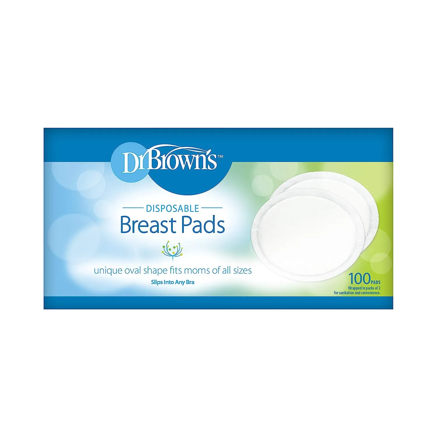 Dr. Brown's Disposable Breast Pads, 100 Count