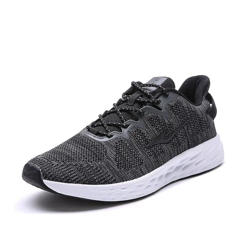 Erke Cushioning Shoes Men Running Charcoal/Black 11120103461-101