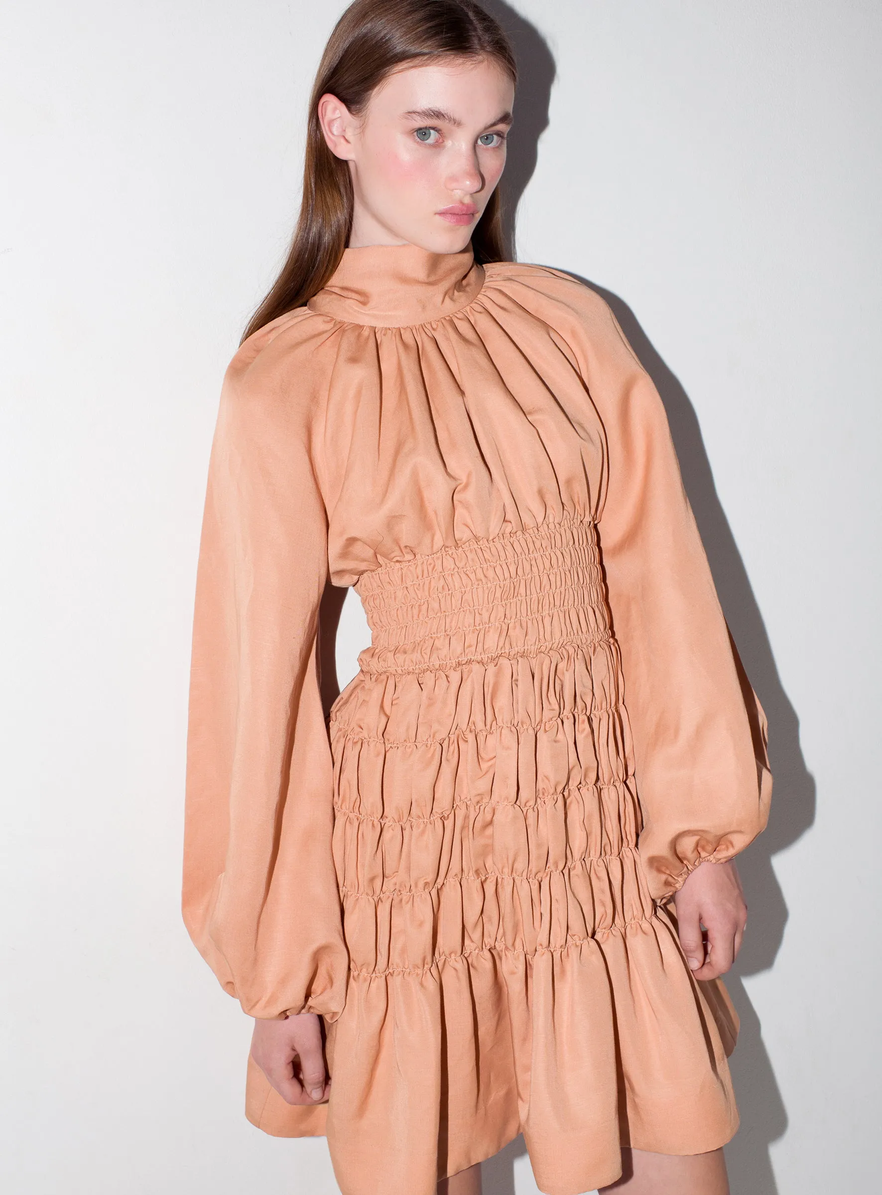 Eshan Mini Dress - Sandstone