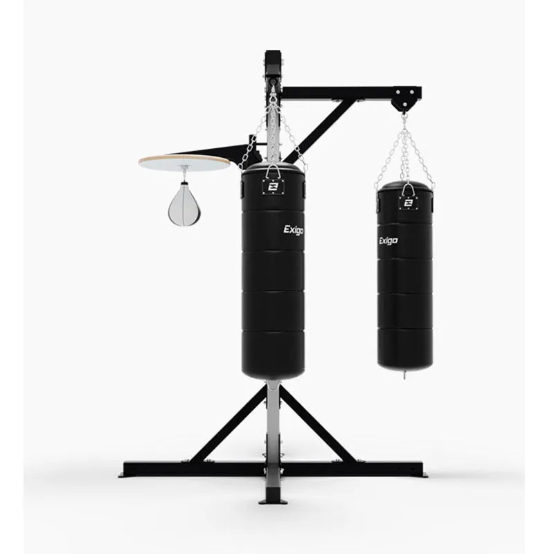 Exigo 4 Station Punch Bag Frame with Speedball