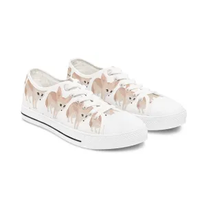 Fennec Fox Women's Low Top Sneakers