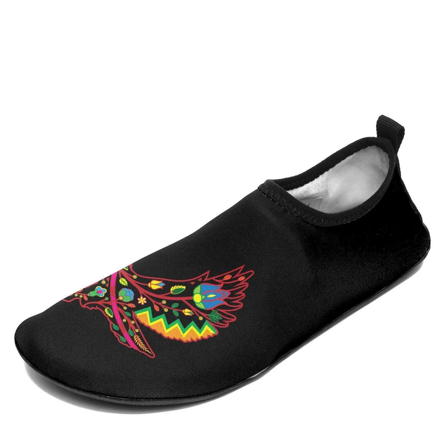 Floral Eagle Sockamoccs Kid's Sockamoccs Slip On Shoes