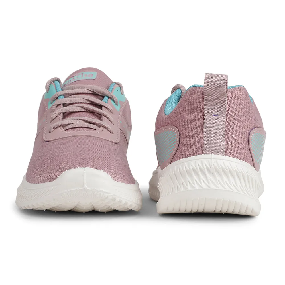 Force 10 Sports Peach Walking Shoes For Women OSLO-20E By Liberty